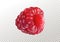 Vector illustration of ripe realistic raspberry on transparent background.