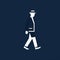 Vector Illustration Of Sailor Pictogram In Isotype Style