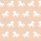 Vector illustration. Seamless pattern with cute baby horses. Background for kids. Children`s textile and wallpaper