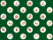 Vector illustration seamless pattern. Flat design on a green background