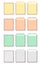 Vector illustration set of an envelope for storing files and letters