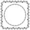 Vector illustration. set. square and round decorated frame