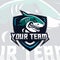 Vector Illustration Shark Logo Mascot for teammate and sticker