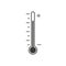 Vector illustration of simple thermometer icon. Isolated.