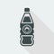 Vector illustration of single isolated danger bottle icon