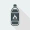 Vector illustration of single isolated flammable bottle icon