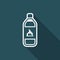 Vector illustration of single isolated flammable bottle icon