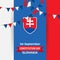 Vector illustration for Slovakia Constitution Day.