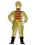 Vector illustration of the soldier in form of the red army