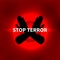 Vector illustration Stop terror