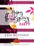 Vector illustration of thanksgiving party poster with hand lettering label - happy thanksgiving - with bright autumn