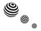 Vector illustration of three Spheres