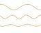 Vector illustration of three types of loose linen string curves