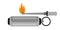 Vector illustration of tourist tool fire starter