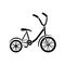 Vector illustration of tricycles. Cycling. Active lifestyle