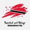 Vector illustration for Trinidad and Tobago independence day