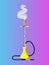 Vector illustration of the Turkish hookah