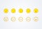 Vector illustration user experience feedback concept different mood smiley emoticons emoji icon positive, neutral and negative.