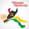 Vector illustration for Vanuatu independence day