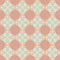 Vector illustration vintage floral interior seamless flat design brown peach cream aqua blue soft background