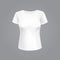 Vector Illustration of White Women T-shirt