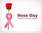 Vector illustration for World Rose Day.