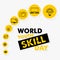 Vector Illustration of World Youth Skill Day