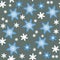 Vector image background snowflakes