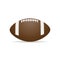 Vector image ball for American football.