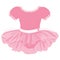 vector image of a childrens ballet tutu dress