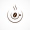 Vector image coffee logo.