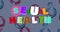Vector image of colorful sexual health text with gender symbols