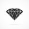 Vector image diamond icon.