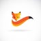 Vector image of an fox design.