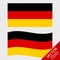 Vector Image Of Germany Flags - On Transparent Background