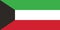 Vector Image of Kuwait Flag, The official and exact Kuwaiti flag dimensions and colors