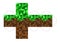 Vector image of the textures of the Minecraft game for creating from paper, schemes, sweeps, papercraft