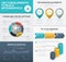 Vector infographic chart elements to business data visualization