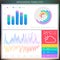 Vector Infographic design templates. Set of charts and elements.