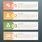 Vector Infographic label template