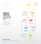 Vector Infographic vertical timeline template