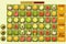 Vector interface FRUIT Match3 Games. Different fruits, game assets icons