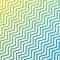 Vector Interlacing Diagonal Blue Green and White Zigzag Stripes Texture Background