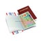 Vector international passport with Switzerland visa sticker