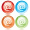 Vector internet E-Mail Button / symbol set