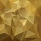 Vector irregular polygon background with a triangular pattern in gold beige yellow and brown colors