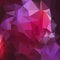 Vector irregular polygon square background - triangle low poly pattern - hot pink, magenta, fuchsia, violet, purple,