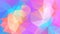 Vector irregular polygonal background - triangle low poly pattern - holographic cute rainbow full color spectrum