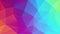 Vector irregular polygonal background - triangle low poly pattern - neon full color spectrum rainbow - holographic gradie