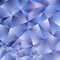 Vector irregular polygonal square background - triangle low poly pattern - holographic blue purple violet color with